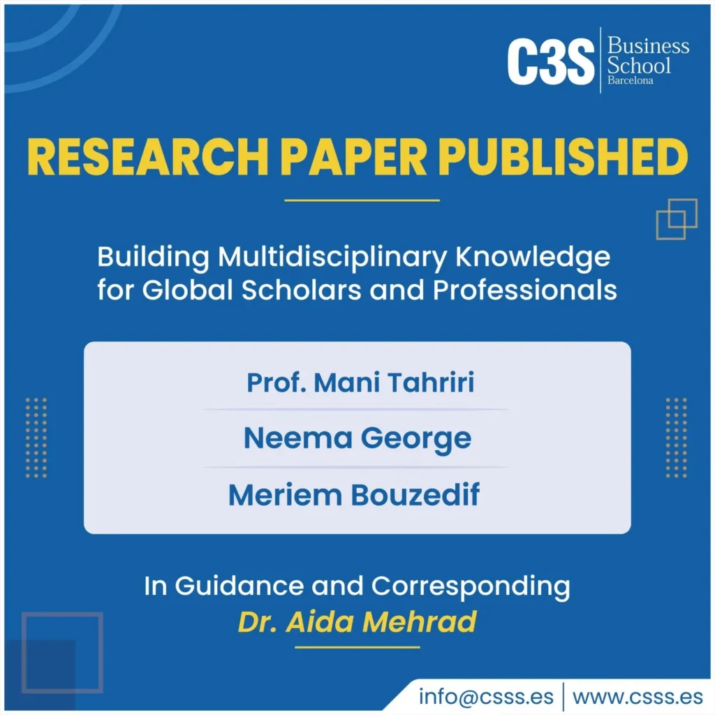 featured - New Research from C3S Business School Team